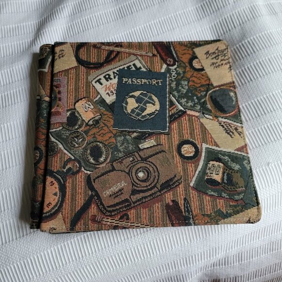 Creative Memories Tapestry Travel Album Cover - Picture 1 of 3